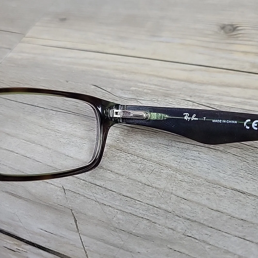 Ray-Ban RB5206 2445 Eyeglasses  Green Brown Tortoise 52-18-140 Frames‎ Only